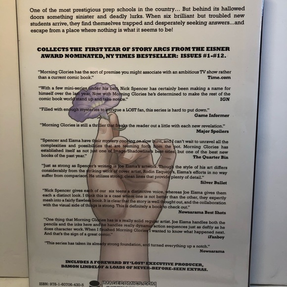 Morning Glories Volume 2 Deluxe Collection New Sealed Hardcover Image Comics - Picture 2 of 10